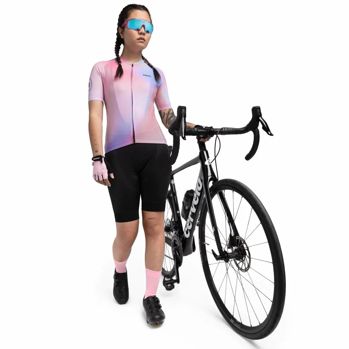 SIROKO - Koszulka Rowerowa dla Kobiet Siroko M2 Aura