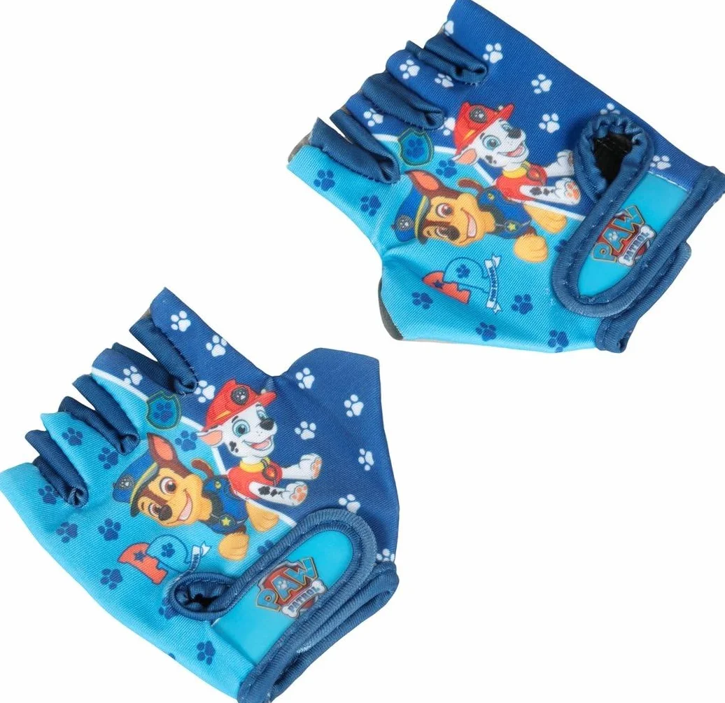 Para rękawiczek rowerowych bez palców dla chłopców Paw Patrol