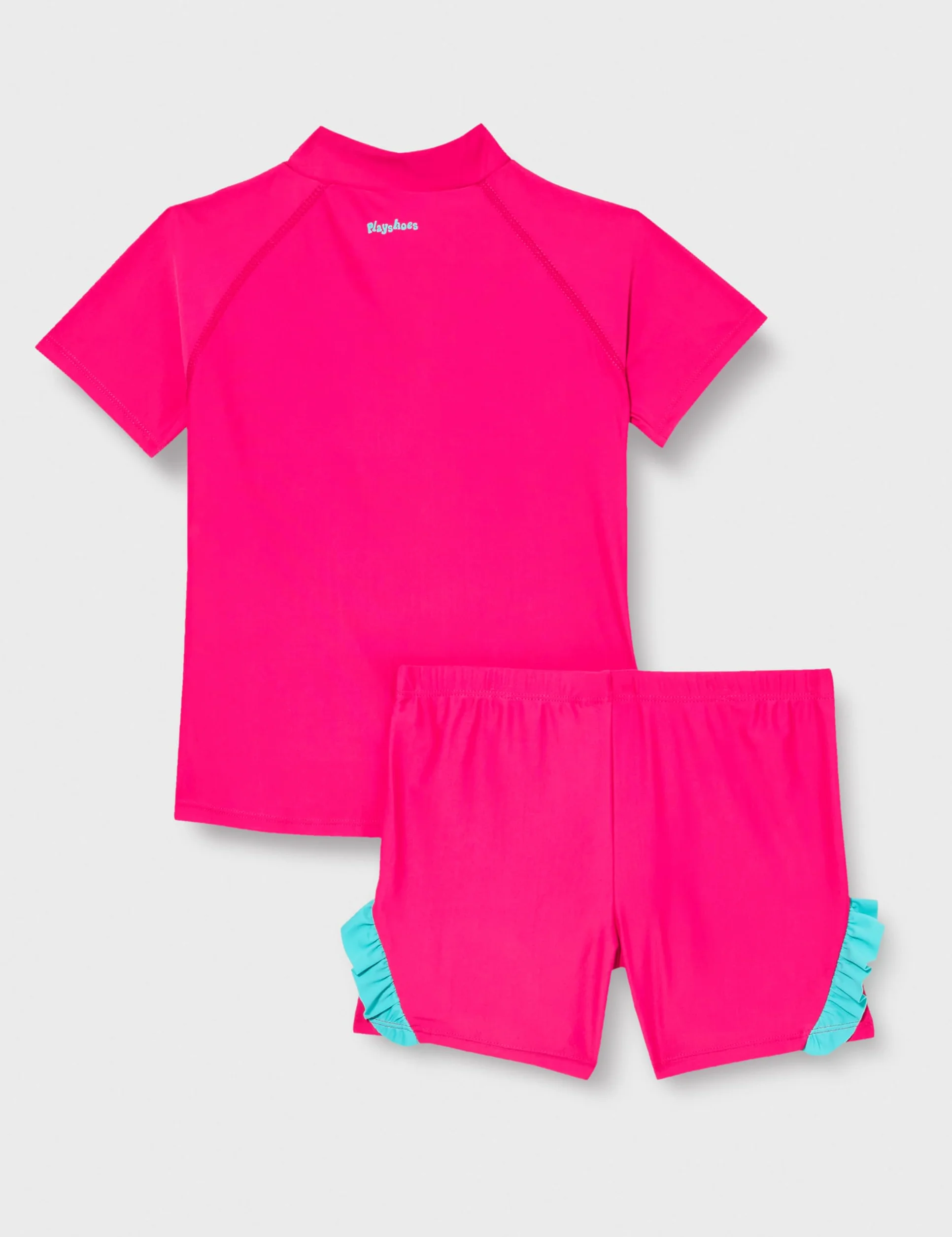 Playshoes Dwuczęściowy zestaw kąpielowy dla dzieci, ochrona przed promieniowaniem UV, strój kąpielowy, Syrena, 122-128