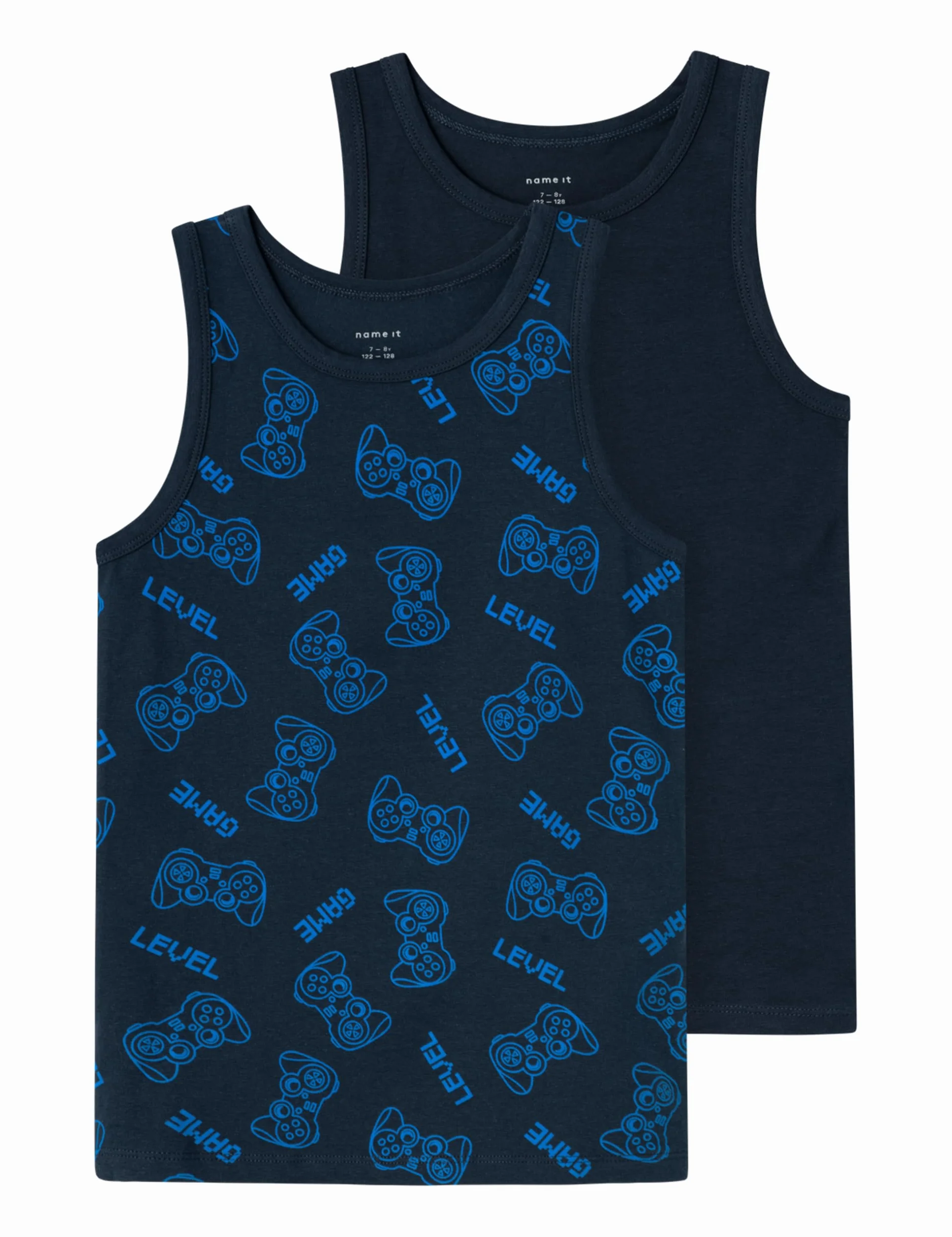 NAME IT Podkoszulek Chłopcy Nkmtank Top 2p Dark Sapphire Gamer Noos