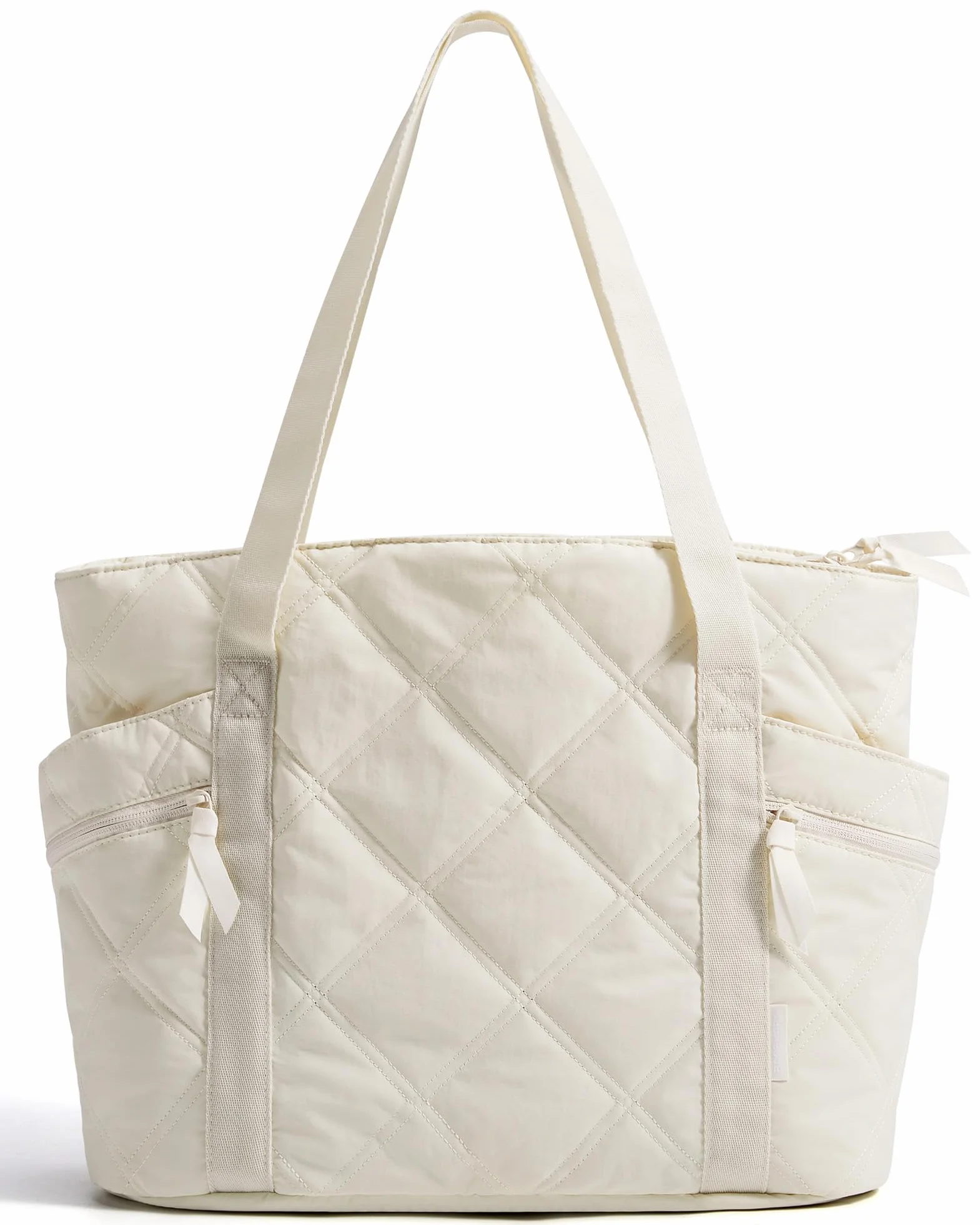 bagsmart Torebka damska, duża, 24 l, wodoszczelna, puchowa, damska torba na zakupy, torba sportowa z zamkiem błyskawicznym, do podróży, fitnessu