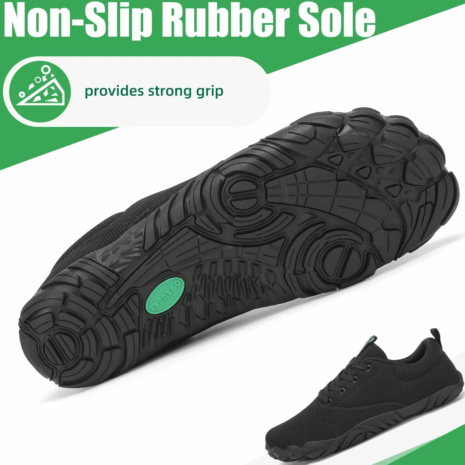 SAGUARO Unisex lekkie i antypoślizgowe minimalistyczne buty barefoot, rozmiary 36-48