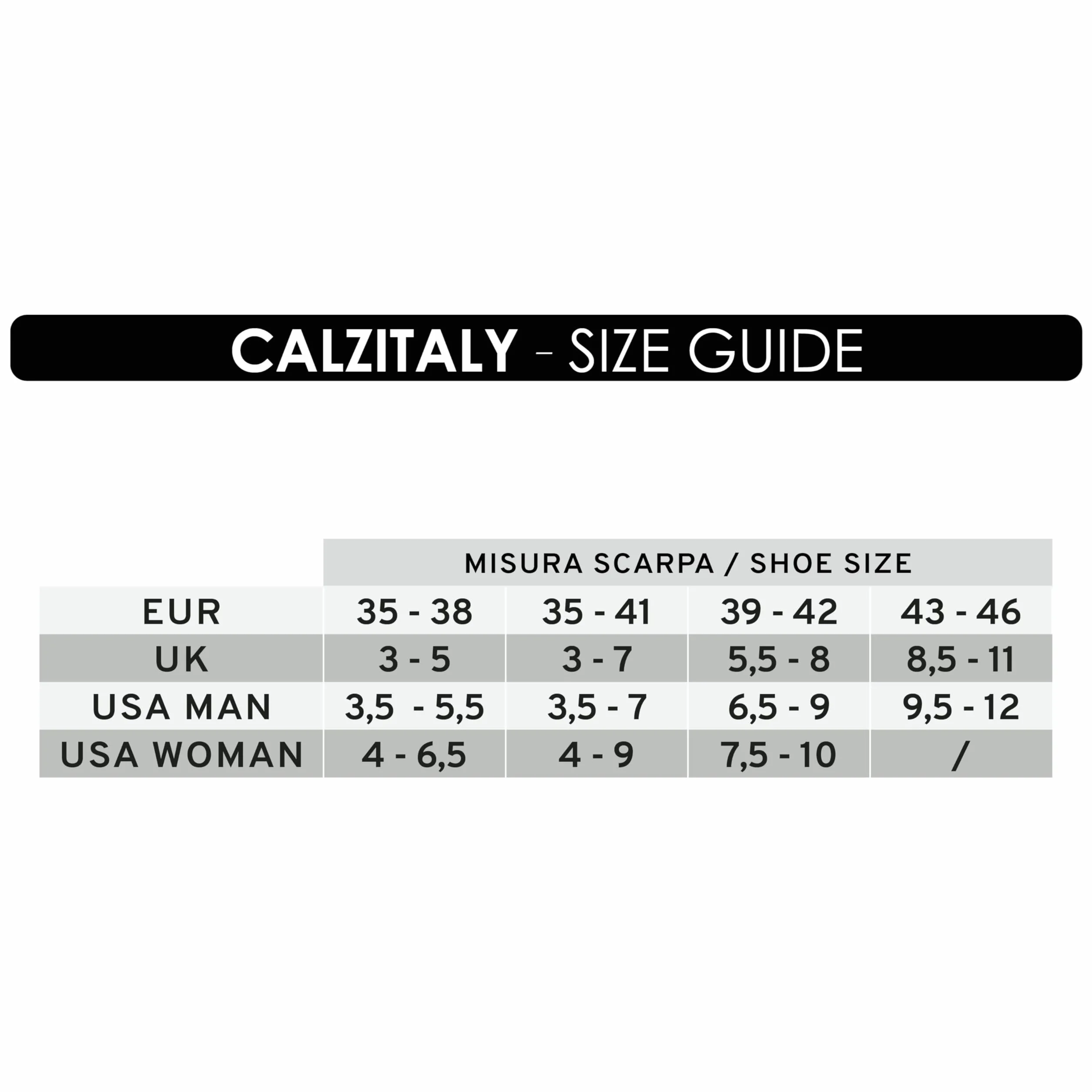 CALZITALY 6 par skarpet unisex z mikrofibry | Biały, Czarny, Naturalny | 35/40, 41/46 | Wyprodukowano we Włoszech