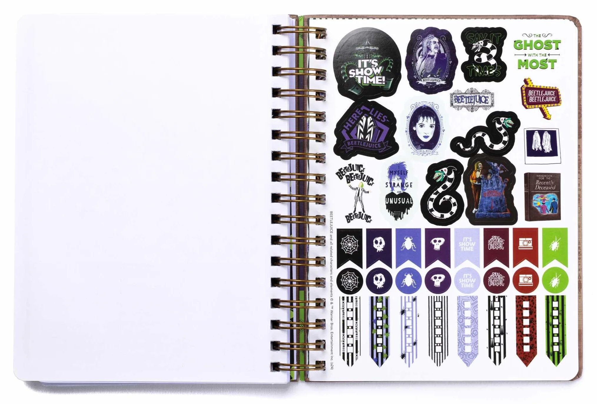 2025 Beetlejuice 13-Month Weekly Planner