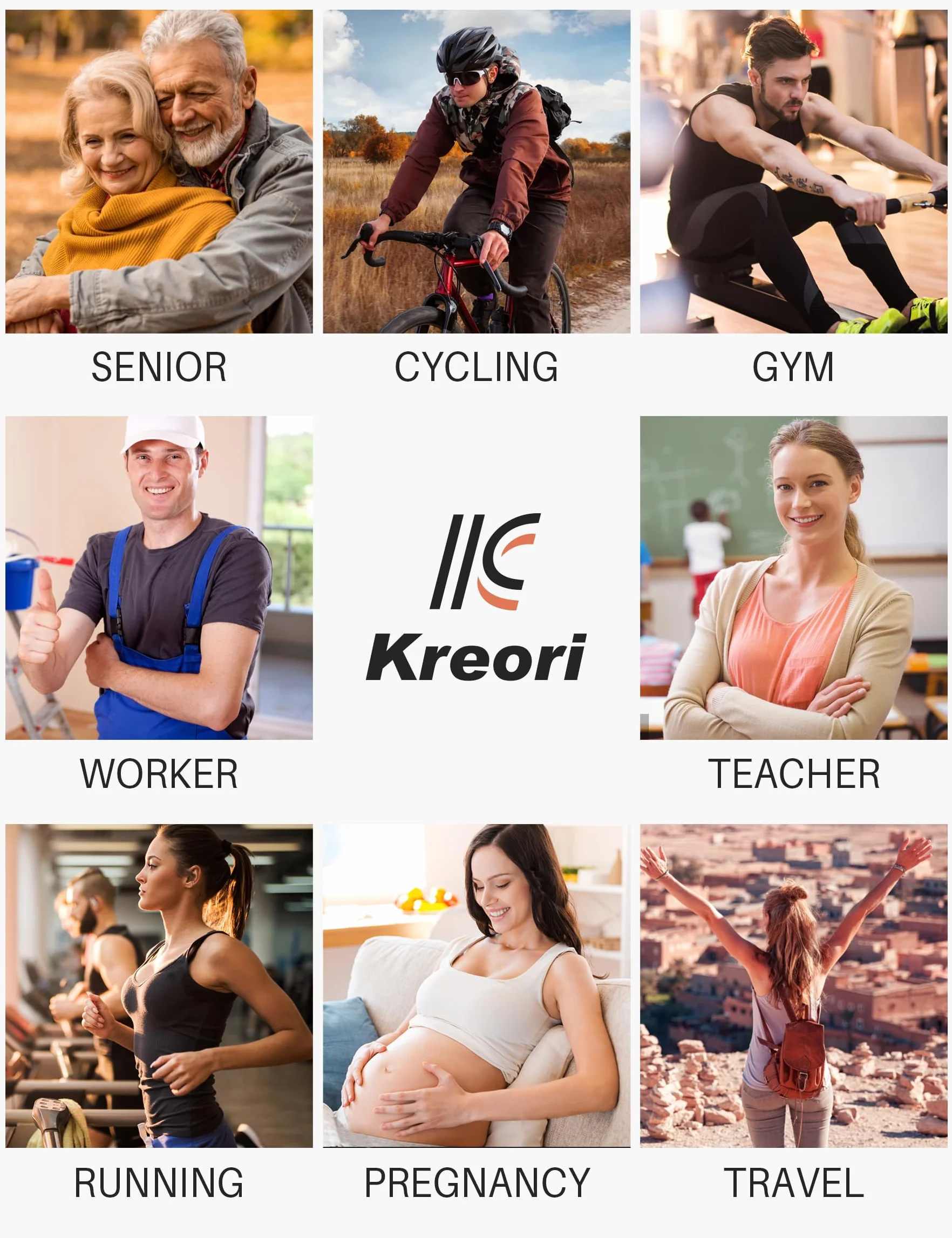 Kreori Sportowe pończochy kompresyjne męskie długie pończochy męskie lotnicze medyczne sportowe podkolanówki męskie lotnicze medyczne Mężczyźni Kreori sportowe pończochy uciskowe męskie