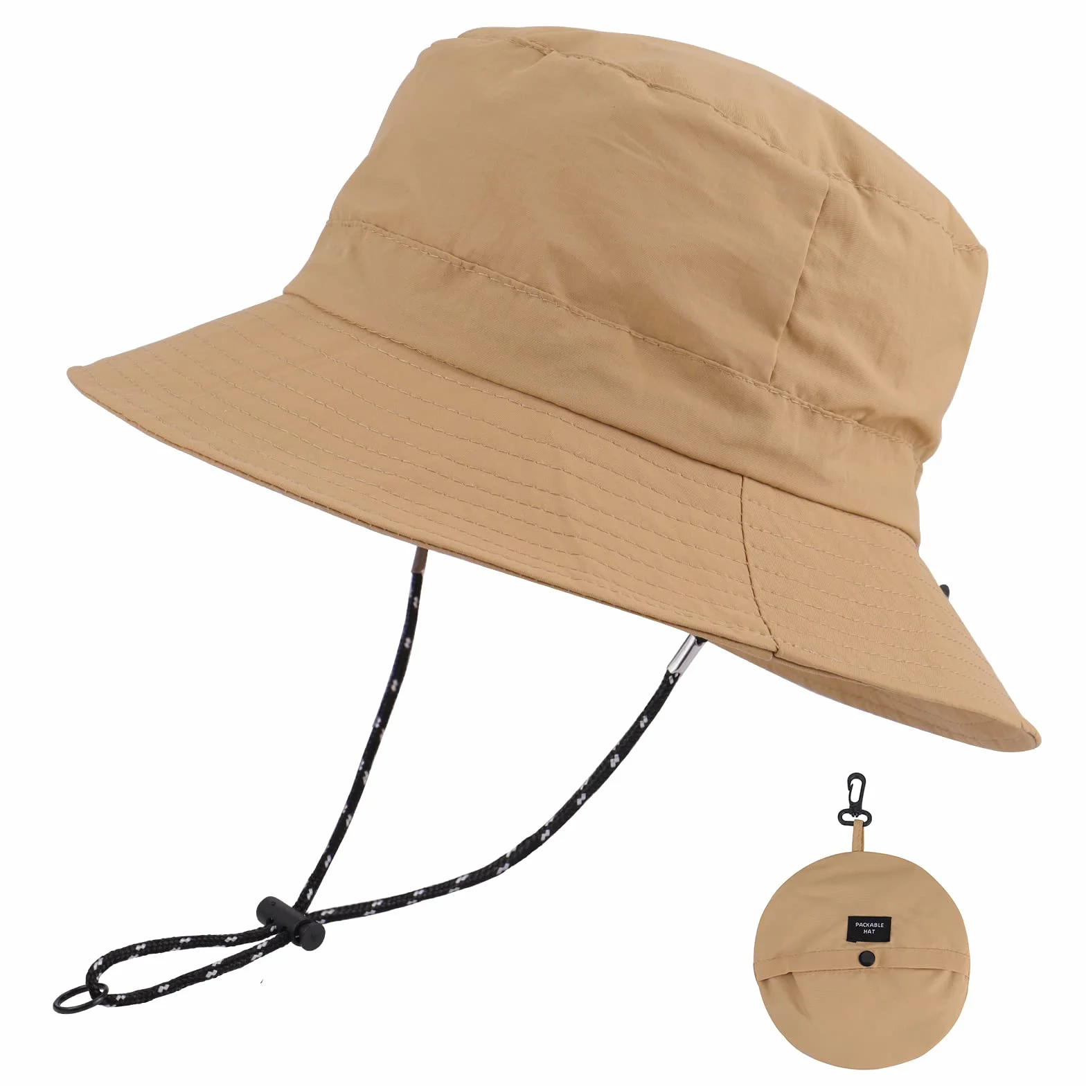 MK MATT KEELY Kapelusz przeciwsłoneczny dla mężczyzn kobiet letni UPF 50+ kapelusz Boonie składany outdoorowy wodoodporny kapelusz typu bucket z szerokim rondem