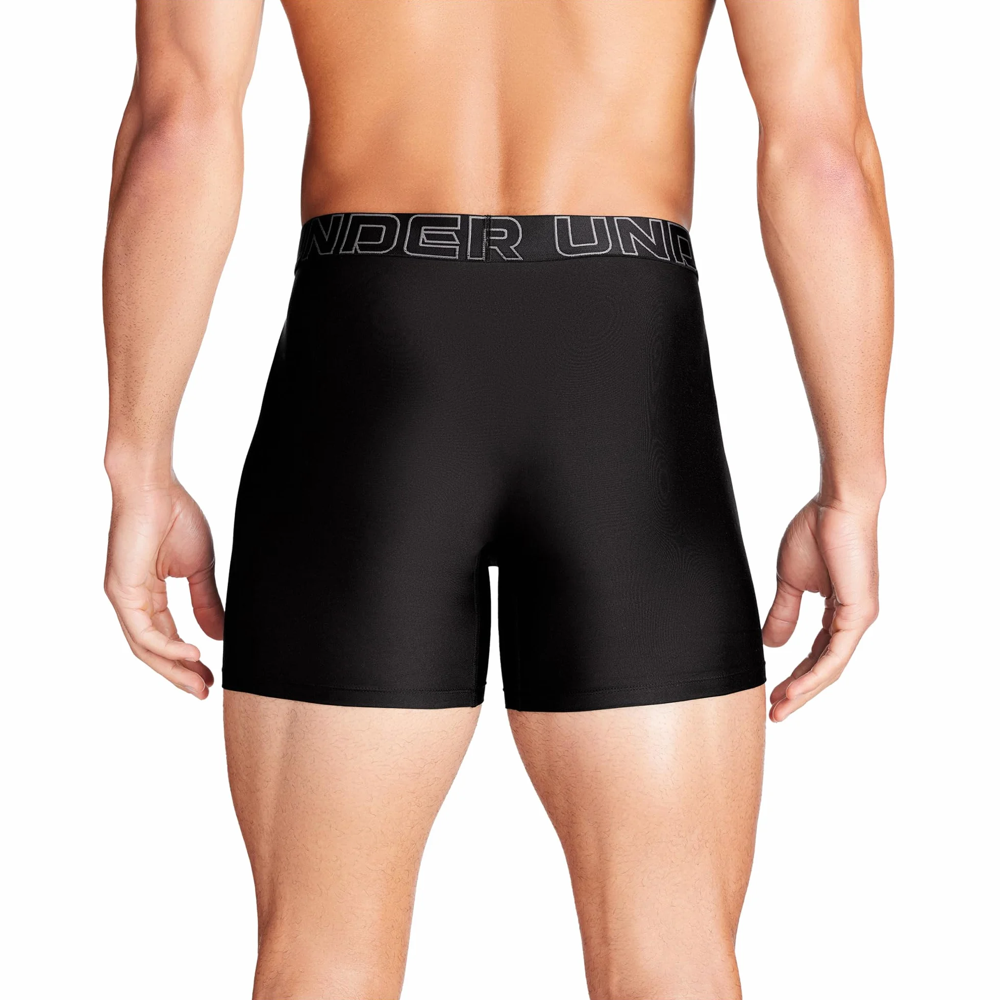 Under Armour Męskie bokserki Performance Tech 15,24 cm, 3-pak, czarne, L, Czarny, L