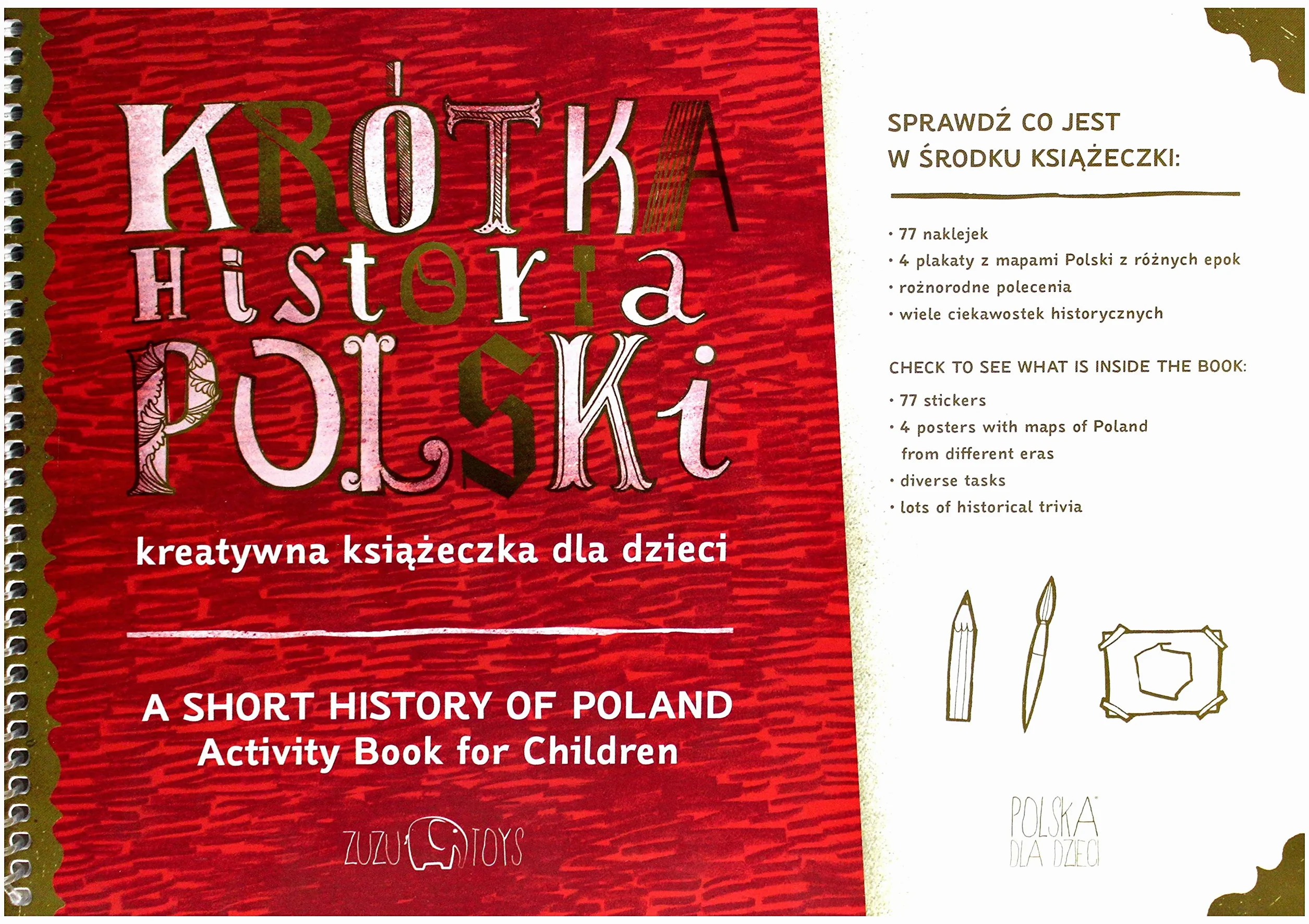 Krótka Historia Polski. Kreatywna książeczka dla dzieci