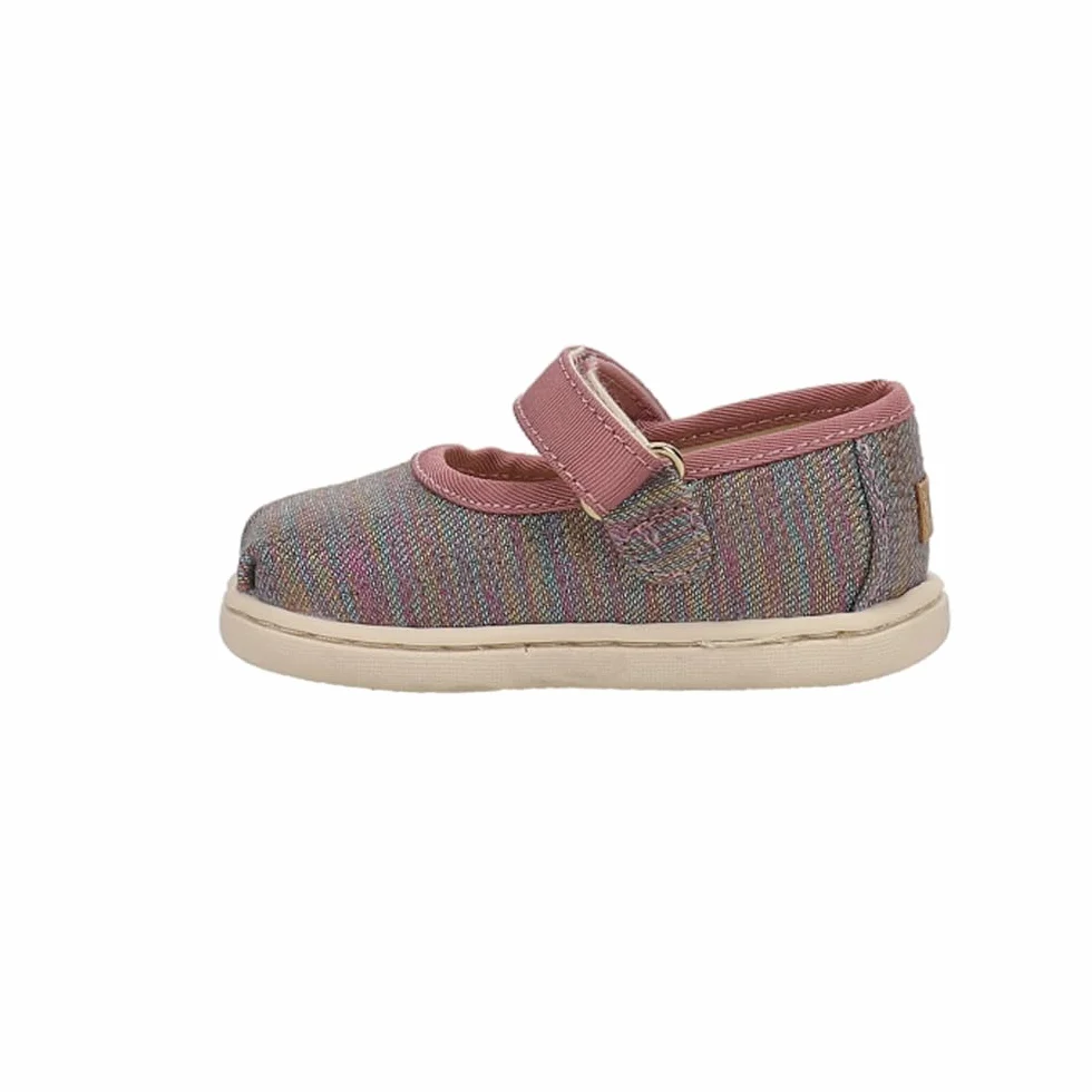 TOMS Dziewczynki, Tiny Mary Jane - Maluch, Malina Multi, 19.5 EU
