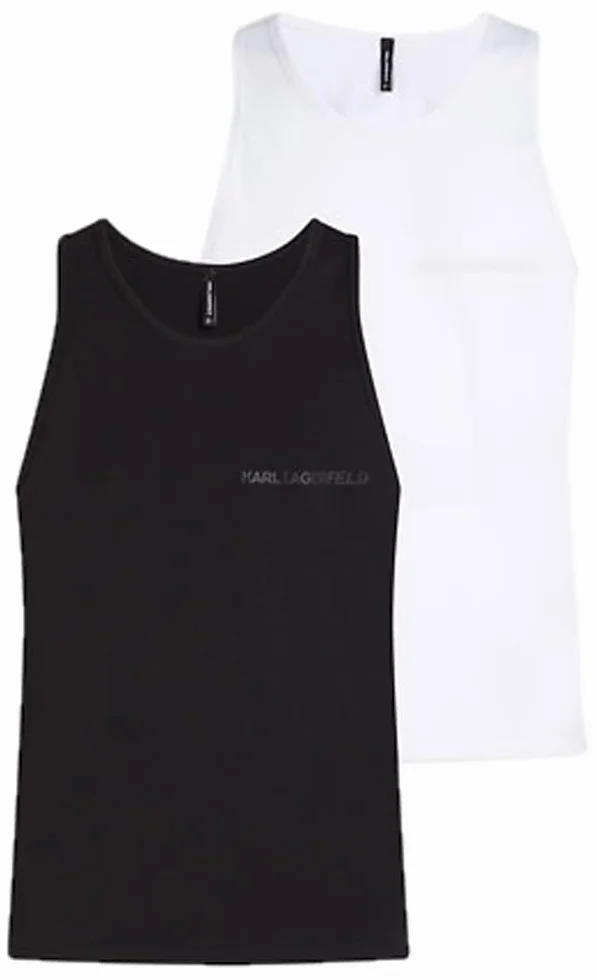 KARL LAGERFELD B.V Koszulka Mężczyźni Elongated Logo Tank Top (2 Pack
