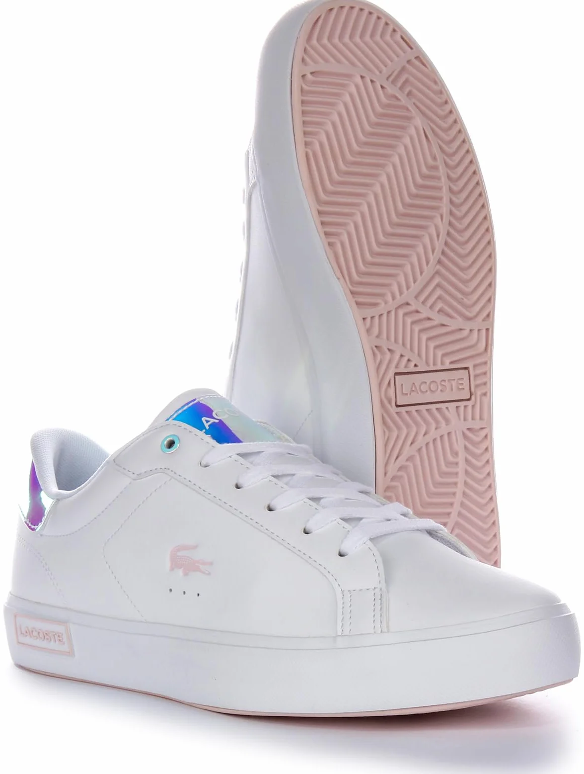 Lacoste Powercourt 124 3 Suj dla dzieci Trenerzy EU 38, biały, 38