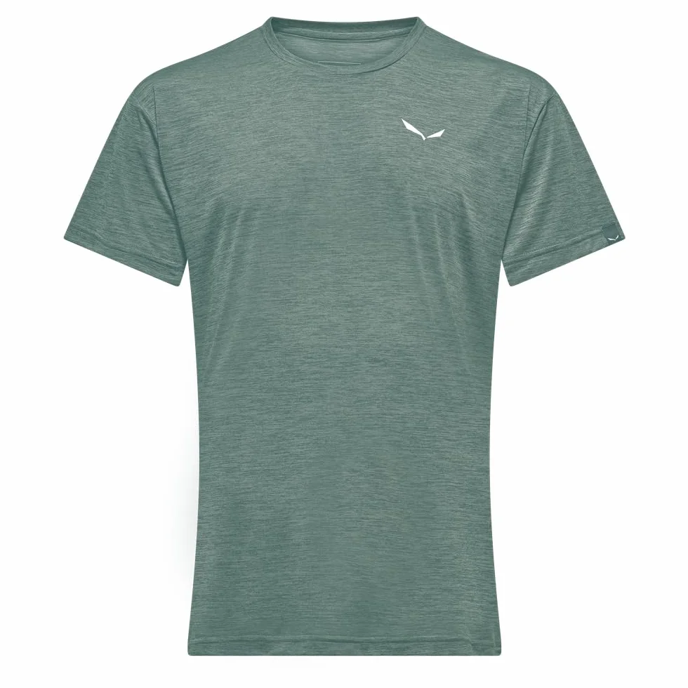 Salewa PUEZ Melange Dry M S/S Tee, L, Willow Melange