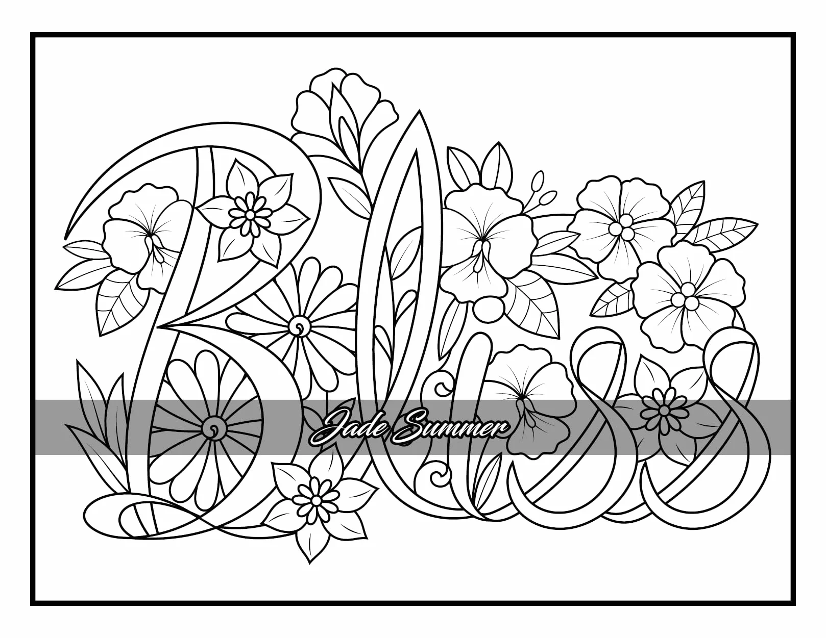 100 Flowers: Adult Coloring Book with Bouquets, Wreaths, Swirls, Patterns, Decorations