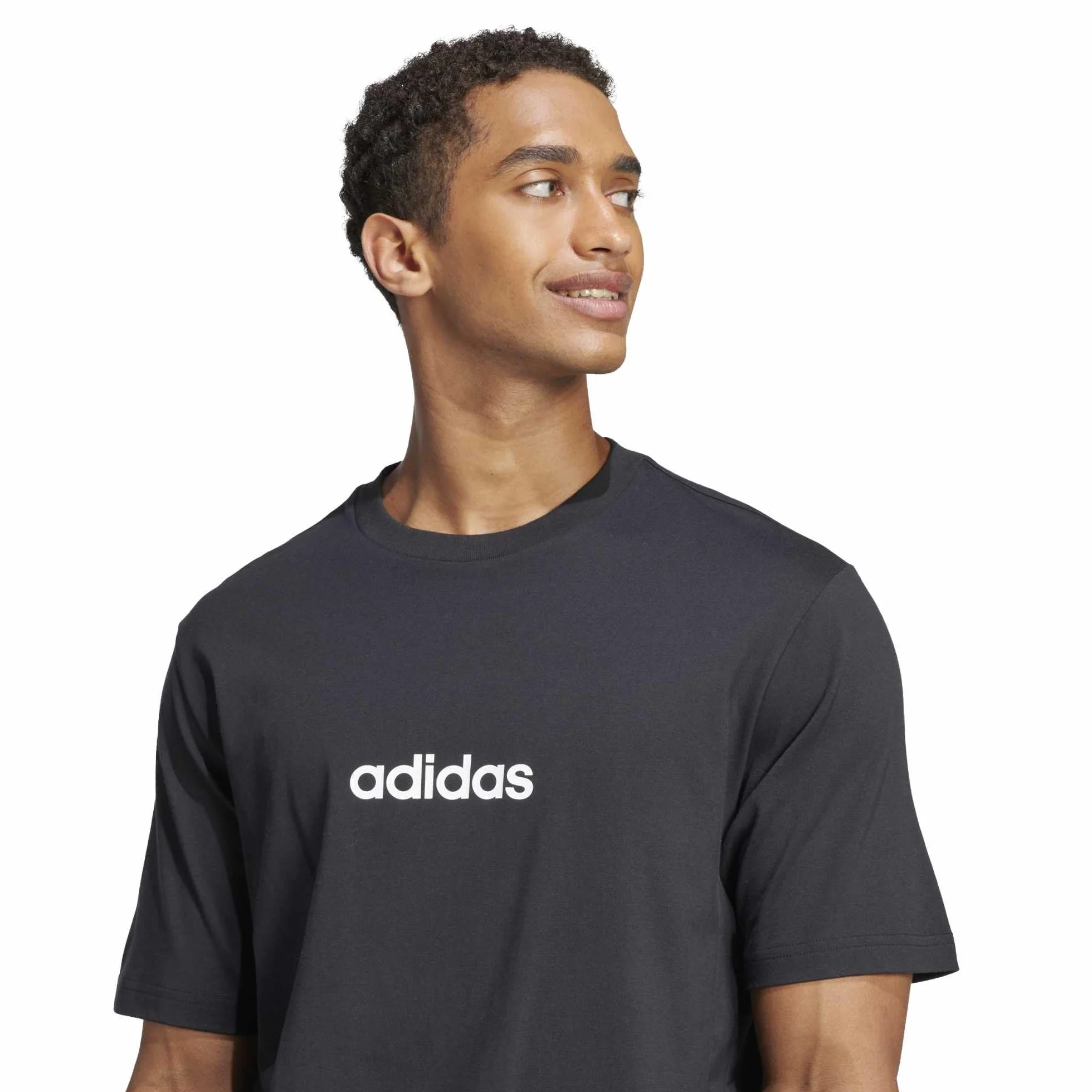 adidas Koszulka Mężczyźni Essentials Linear Single Jersey Tee