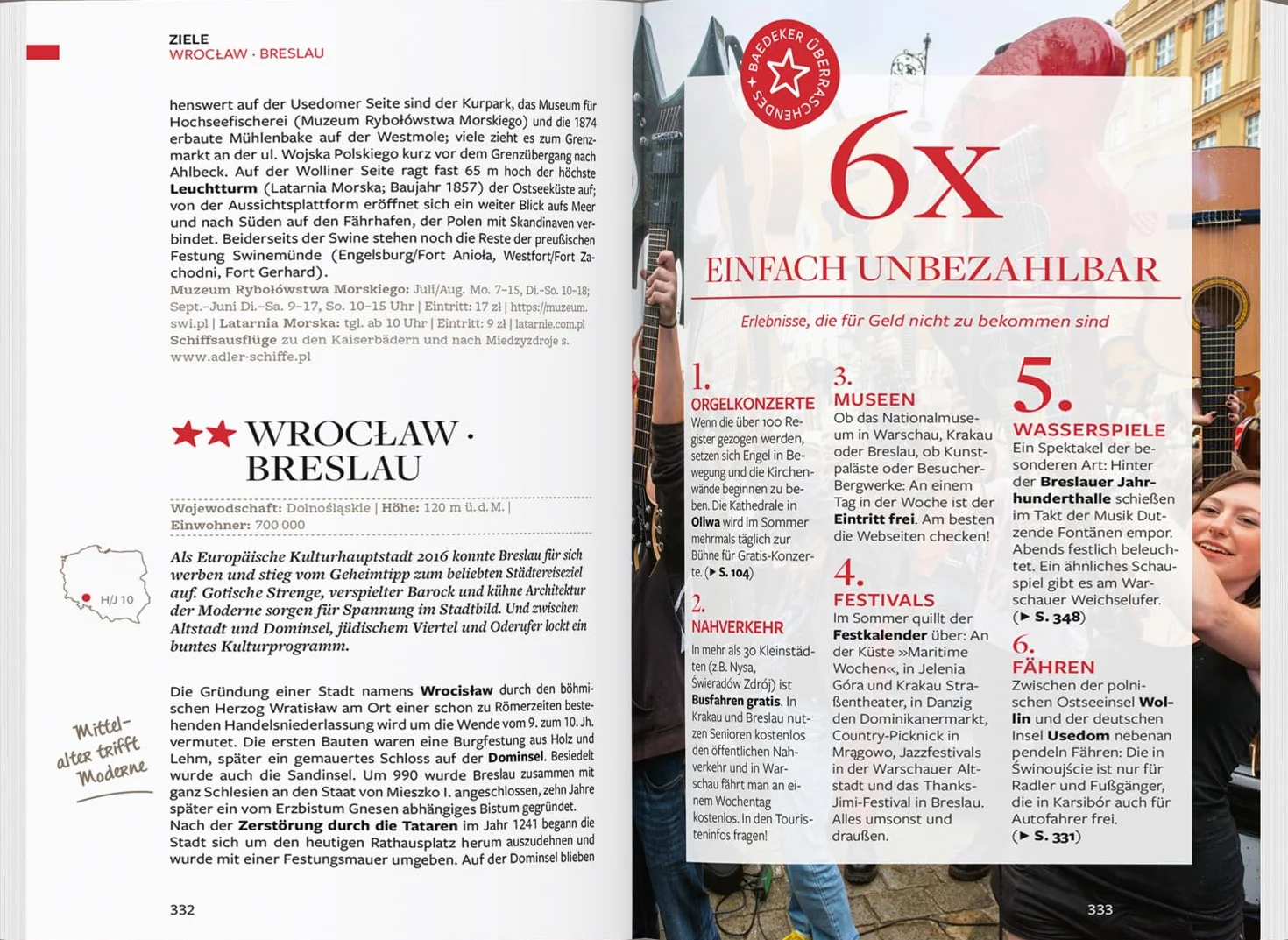Baedeker Reiseführer Polen: mit praktischer Karte EASY ZIP