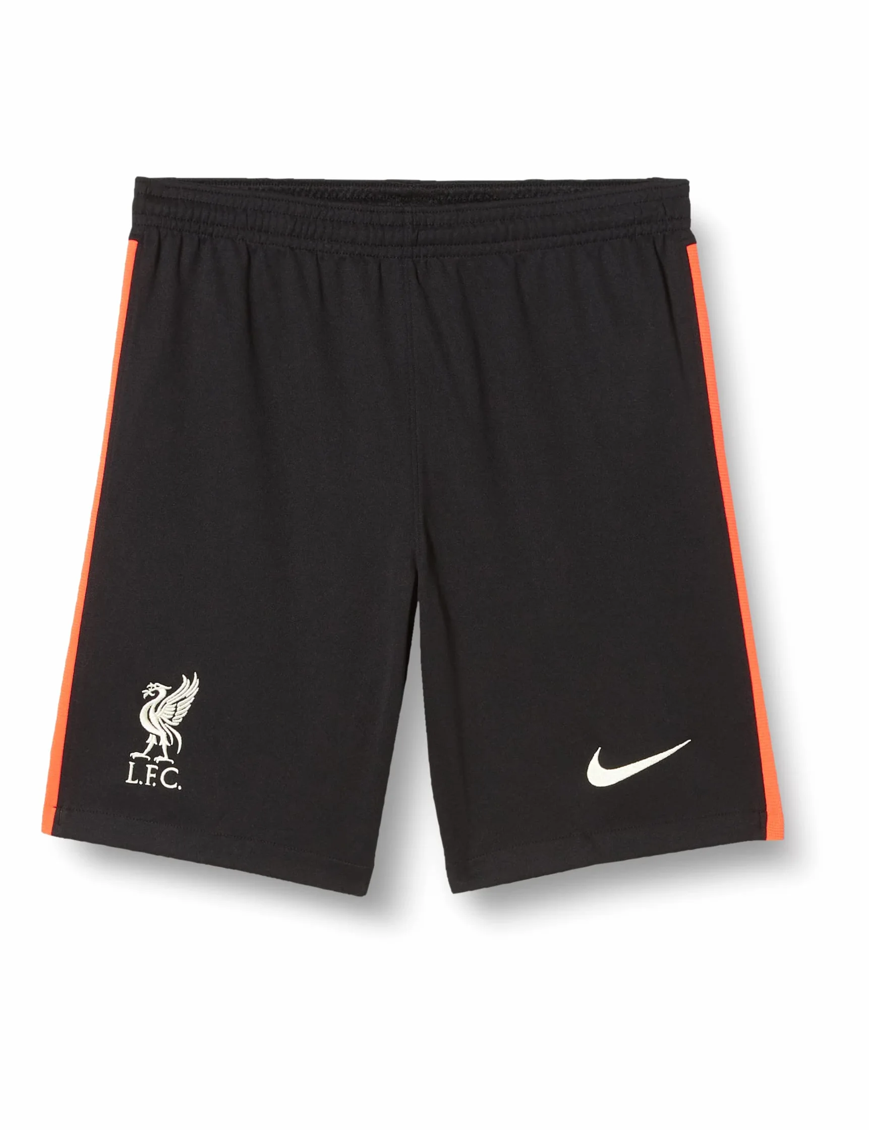 Nike Liverpool, krótkie spodenki dziecięce, uniseks, sezon 2021/22, sprzęt do zabawy, krótkie spodenki Away